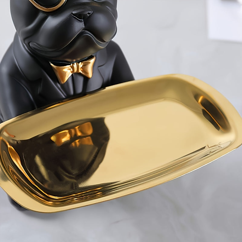 Bulldog Francês com bandeja