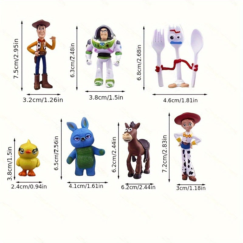 7 peças Story Buzz Lightyear