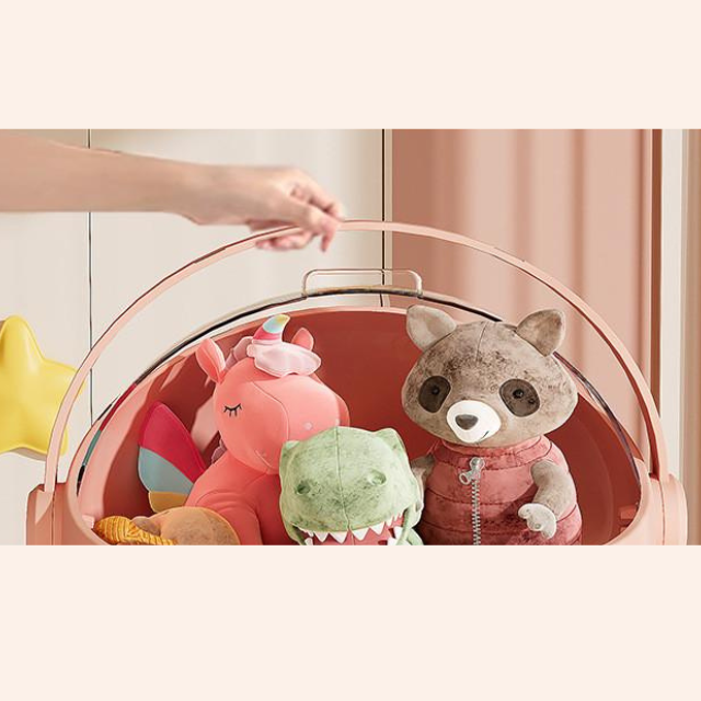 Tubo Decorativo de Armazenamento - Ursinhos e Brinquedos